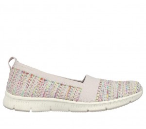 Beige Skechers Be-cool - Sherbet Skies Women's Flats | CXMV-59824