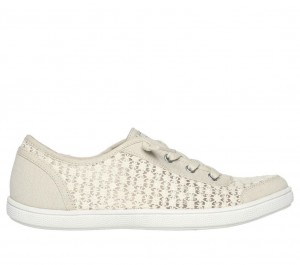 Beige Skechers Bobs B Cute - Woven Wishes Women's Slip On | MPKG-16027