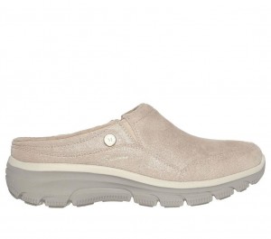 Beige Skechers Martha Stewart X Relaxed Fit: Easy Going Women's Slip On | UPYE-97310