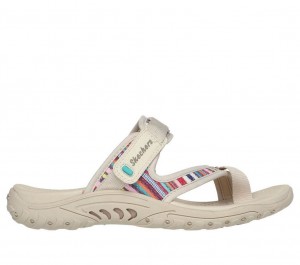 Beige Skechers Reggae - Baja Sunrise Women's Sandals | EQWH-90678