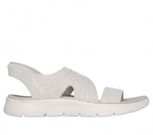 Beige Skechers Slip-ins: Go Walk Flex - Enticing Women's Sandals | UAPZ-02953