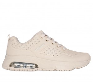 Beige Skechers Uno Evolve - Infinite Air Women's Sneakers | YJWZ-21048