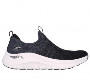 Black Skechers Arch Fit 2.0 Women's Sneakers | CDNJ-27356