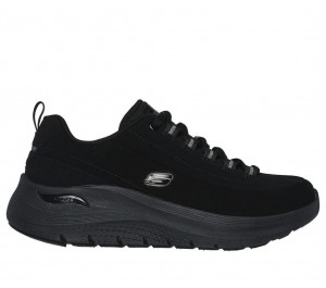 Black Skechers Arch Fit 2.0 - Dark Horse Women's Sneakers | VBRY-05471