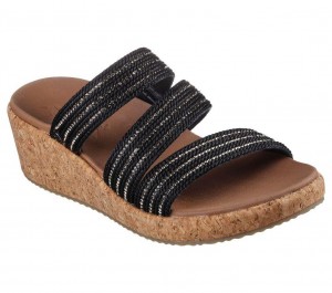 Black Skechers Arch Fit Beverlee - Always Classy Women's Sandals | GFMX-47032