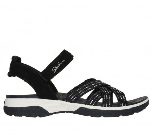 Black Skechers Arch Fit Reggae Sport - Gotta Go Women's Sandals | NAGE-35279