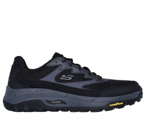 Black Skechers Arch Fit Skip Tracer - Lytle Creek Men's Sneakers | JDMY-32571