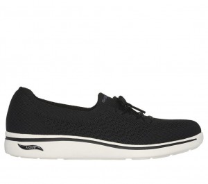 Black Skechers Arch Fit Uplift - Florence Women's Slip On | SKXM-45837