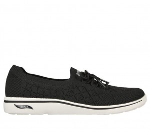 Black Skechers Arch Fit Uplift - Perfect Dreams Women's Slip On | NGRH-70435