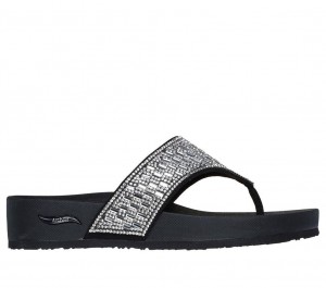 Black Skechers Arch Fit Vinyasa - Moonlit Women's Sandals | MQWT-23401