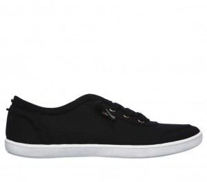 Black Skechers Bobs B Cute Women's Slip On | HTVX-62341