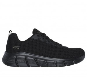 Black Skechers Bobs Sport B Flex - Visionary Essence Women's Sneakers | WMAH-23685