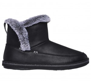 Black Skechers Cozy Campfire - Fresh Breeze Women's Boots | DLQE-24109