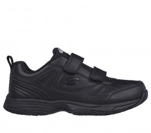 Black Skechers Dighton - Rolind Sr Men's Work Shoes | ZBKG-91580