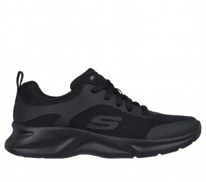 Black Skechers Dynamatic - Swift Speed Girls' Sneakers | KMFR-02614