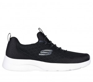 Black Skechers Dynamight 2.0 - Real Smooth Women's Sneakers | LKPB-86934