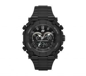 Black Skechers El Segundo Men's Watch | WPLT-45390