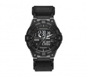 Black Skechers Fast Wrap Black Men's Watch | CGHF-41853