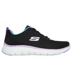 Black Skechers Flex Appeal 5.0 - New Thrive Women's Sneakers | FYRM-78905