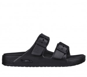 Black Skechers Foamies: Arch Fit Cali Breeze 2.0 Women's Sandals | HBNR-10984