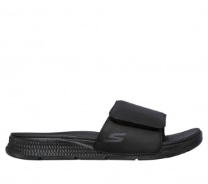 Black Skechers Go Consistent - Watershed Men's Sandals | HWXF-40268