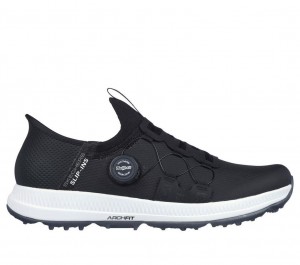 Black Skechers Go Golf Elite 5 - Slip 'in Men's Slip On | TGOU-20861