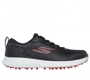 Black Skechers Go Golf Max Fairway 4 Men's Walking Shoes | WXCI-64807