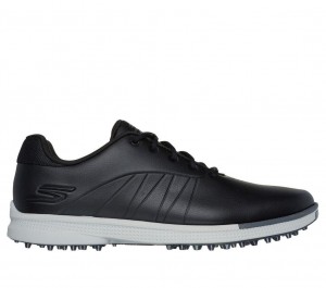 Black Skechers Go Golf Tempo Gf Men's Walking Shoes | AXRH-39574