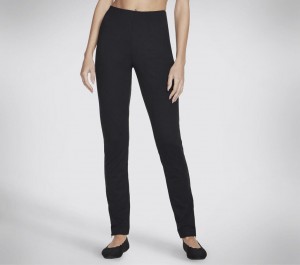 Black Skechers Go Knit Ultra Tapered Women's Pants | QDIS-19376