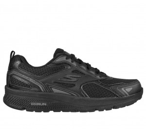 Black Skechers Go Run Consistent Women's Sneakers | JUMT-34957