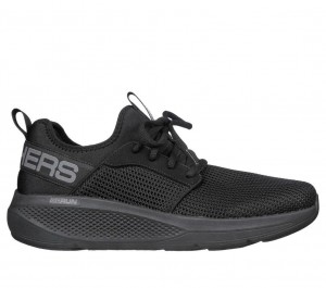 Black Skechers Go Run Elevate - Valor 2.0 Men's Sneakers | EDMV-98367