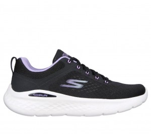 Black Skechers Go Run Lite Women's Sneakers | WXEV-52067