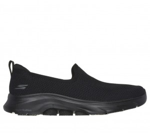 Black Skechers Go Walk 7 - Ivy Women's Sneakers | OSYI-12950