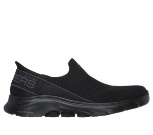 Black Skechers Go Walk 7 - Mia Women's Slip On | PXOR-94108