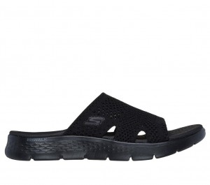 Black Skechers Go Walk Flex - Elation Women's Sandals | NCZJ-52864