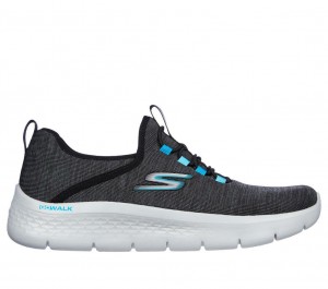 Black Skechers Go Walk Flex - Lucy Women's Sneakers | MYPJ-61975