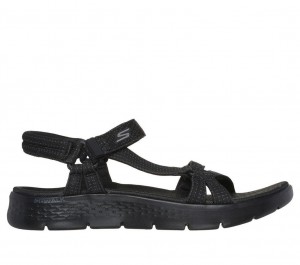 Black Skechers Go Walk Flex - Sublime Women's Sandals | IDGY-21783