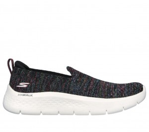 Black Skechers Go Walk Flex - Vivid Energy Women's Slip On | UFWA-32701