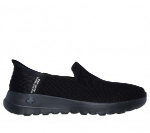 Black Skechers Go Walk Joy - Vela Women's Slip On | BNKY-57394