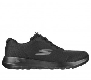 Black Skechers Go Walk Max - Midshore Men's Slip On | HNOQ-79156