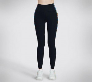 Black Skechers Jgoldcrown: Goldcrown Legging Women's Pants | JTZO-32196