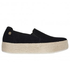 Black Skechers Martha Stewart: Bobs Sesame Women's Slip On | XZOP-07342