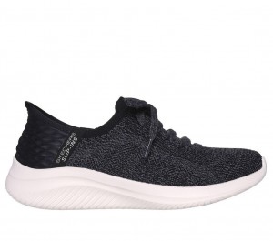 Black Skechers Martha Stewart X Slip-ins: Ultra Flex 3 Women's Sneakers | HZBR-59243