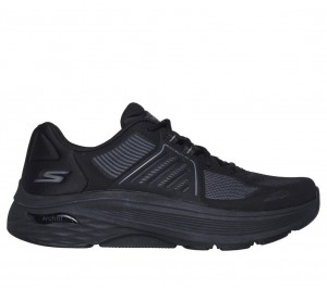 Black Skechers Max Cushioning Arch Fit - Stability Men's Sneakers | TKDH-90364