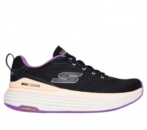 Black Skechers Max Cushioning Suspension - High Road Women's Sneakers | SVRH-45823