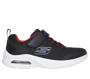 Black Skechers Microspec Max Boys' Sneakers | NYCZ-51680