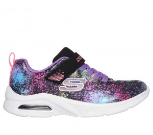 Black Skechers Microspec Max Girls' Sneakers | UINJ-79632