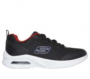 Black Skechers Microspec Max - Kaptix Boys' Sneakers | QDLC-19823