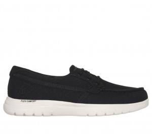 Black Skechers On The Go Flex - Catalina Women's Boat Shoes | XTOE-31065