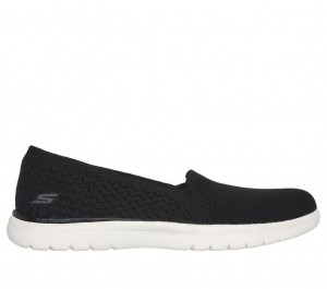 Black Skechers On The Go Flex - Dahlia Women's Flats | XQKP-30872